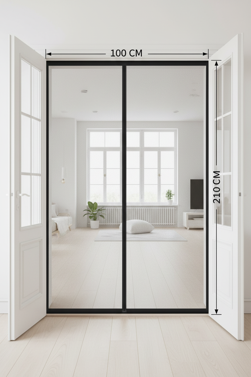 Magnetic Mosquito Door Net – Auto Closing Mesh Screen for All Door Types