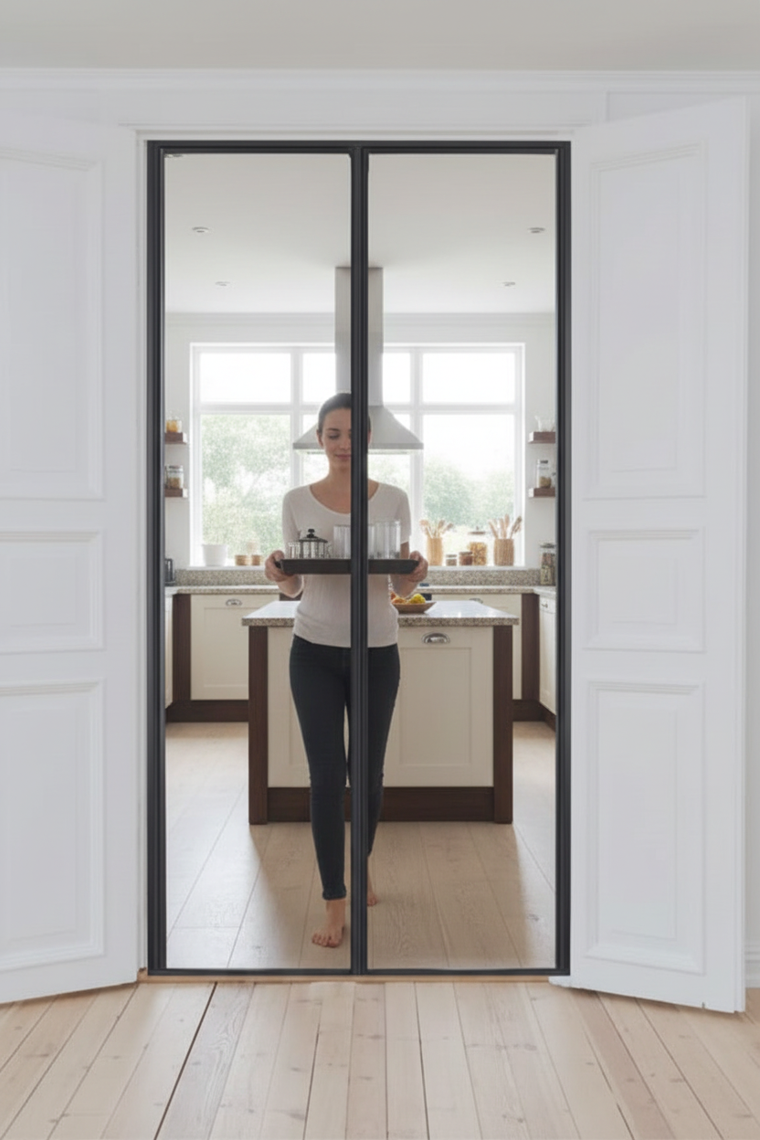 Magnetic Mosquito Door Net – Auto Closing Mesh Screen for All Door Types